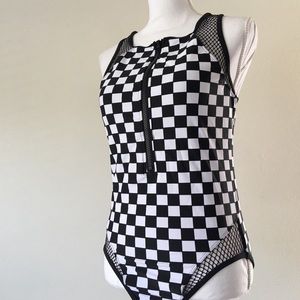 hot topic checkered swimsuit